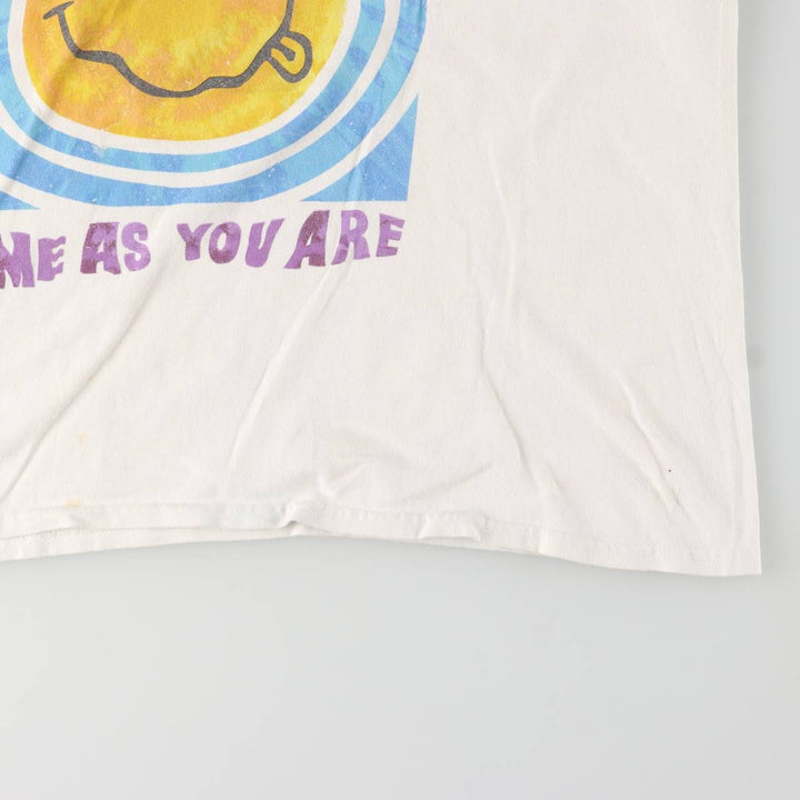 NIRVANA Nirvana Band T-shirt, Band T, Men's XL size cotton white type Vintage Second Hand