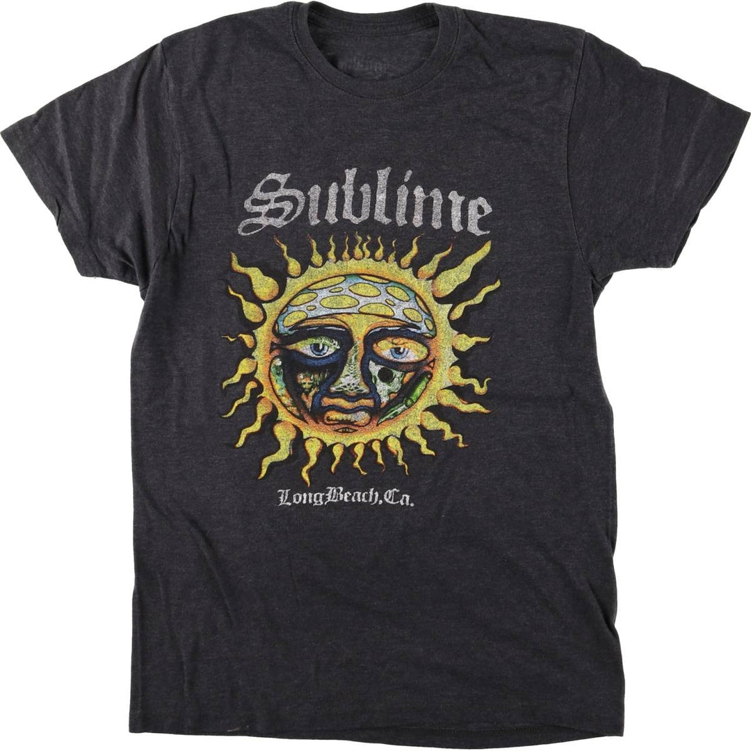 SUBLIME Band T-shirt, Men's L size unclear Charcoal Vintage Second Hand