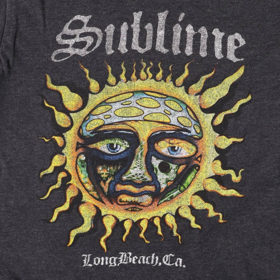 SUBLIME Band T-shirt, Men's L size unclear Charcoal Vintage Second Hand