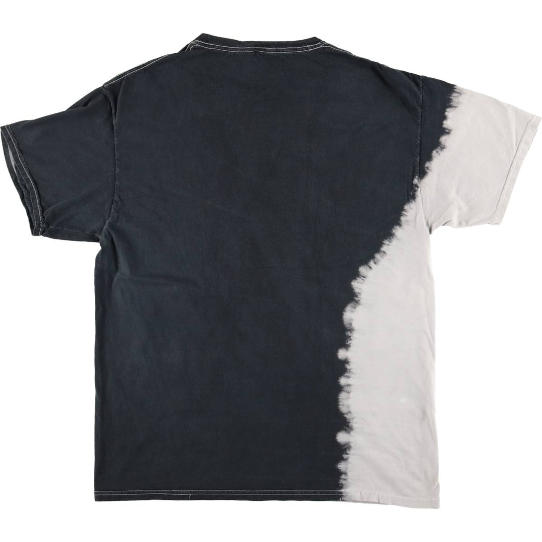 PINK FLOYD Tie-Dye Pattern Band T-Shirt, Men's Size Medium cotton Charcoal Vintage Second Hand
