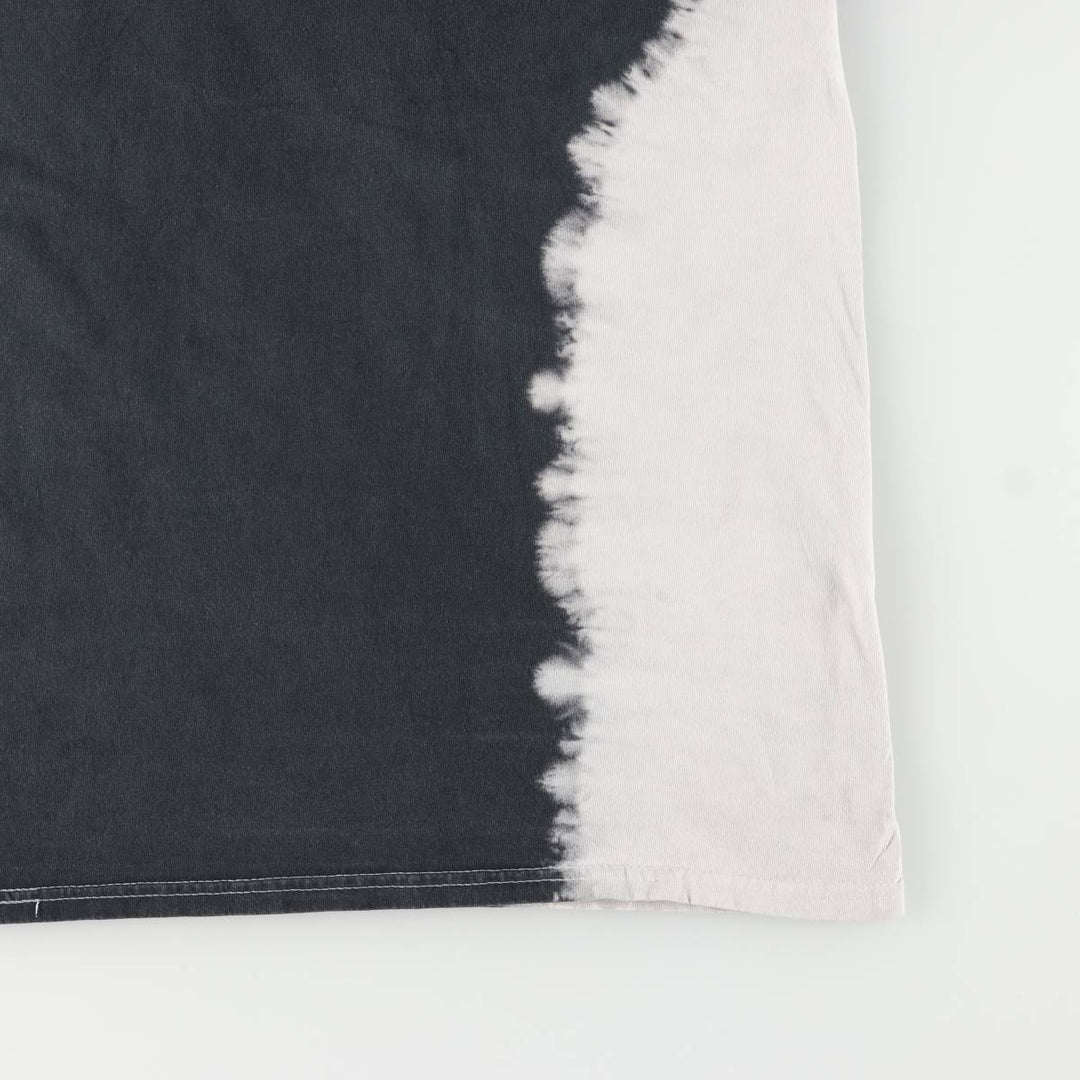 PINK FLOYD Tie-Dye Pattern Band T-Shirt, Men's Size Medium cotton Charcoal Vintage Second Hand