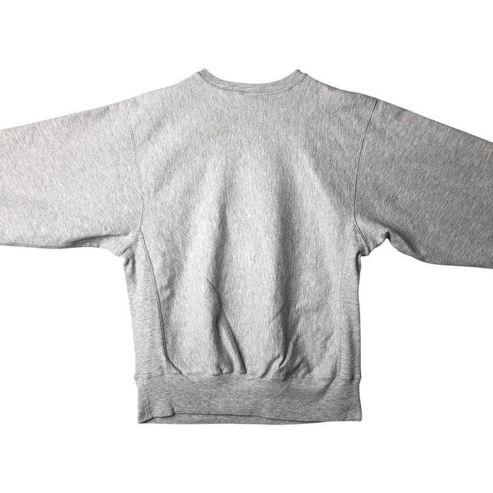 90'S Champion Reverse Weave Embroidered Tag College Sweatshirt Trainer Made in USA Men's XL Vintage cotton gray type Vintage Second Hand