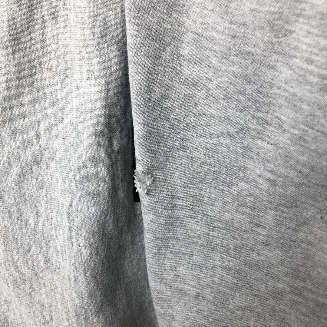 90'S Champion Reverse Weave Embroidered Tag College Sweatshirt Trainer Made in USA Men's XL Vintage cotton gray type Vintage Second Hand
