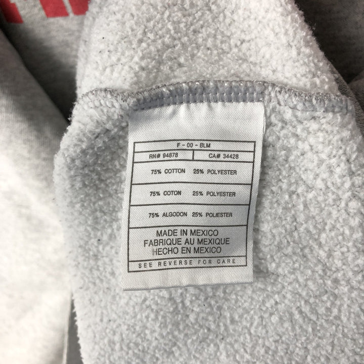2000'S Nike Team College Sweatshirt, Men's XXL cotton gray type Vintage Second Hand