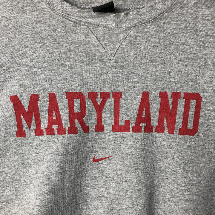 2000'S Nike Team College Sweatshirt, Men's XXL cotton gray type Vintage Second Hand