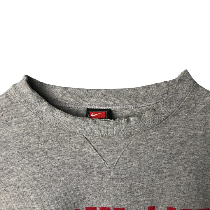 2000'S Nike Team College Sweatshirt, Men's XXL cotton gray type Vintage Second Hand