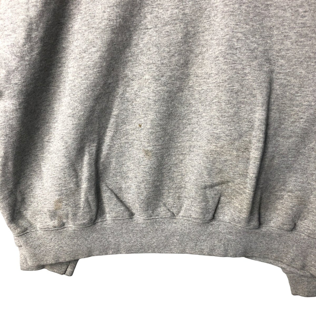2000'S Nike Team College Sweatshirt, Men's XXL cotton gray type Vintage Second Hand