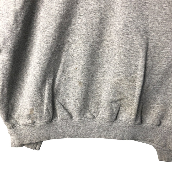 2000'S Nike Team College Sweatshirt, Men's XXL cotton gray type Vintage Second Hand