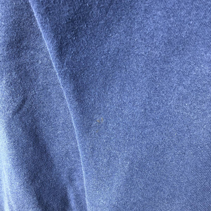 90'S Nike One Point Logo Sweatshirt Trainer Made in USA Men's XL Vintage cotton Navy blue Vintage Second Hand