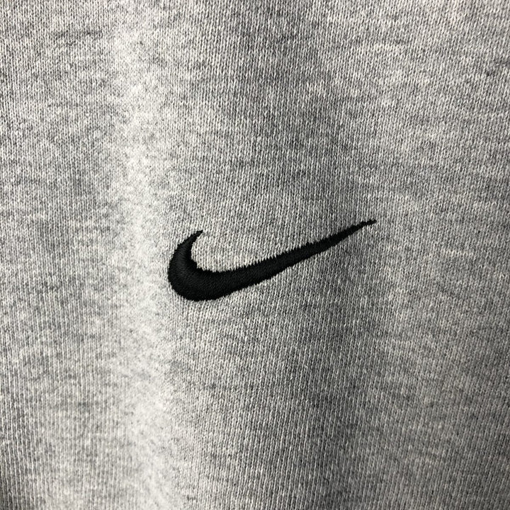 90'S Nike One Point Logo Sweatshirt, Men's XL Size Vintage cotton gray type Vintage Second Hand