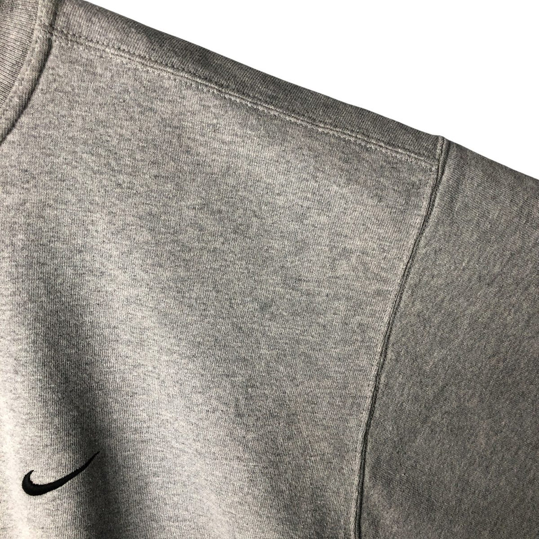 90'S Nike One Point Logo Sweatshirt, Men's XL Size Vintage cotton gray type Vintage Second Hand