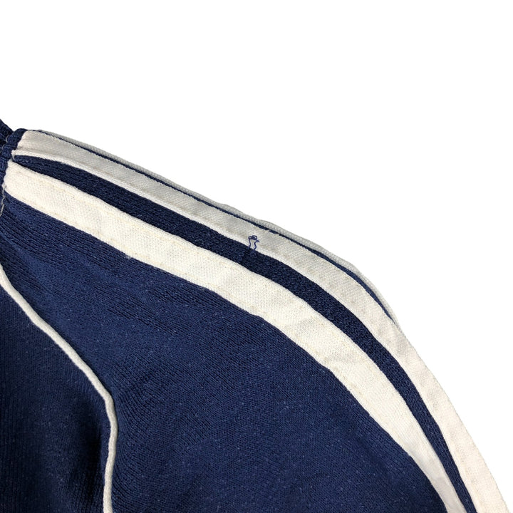 Vintage 1980'S Adidas One-Point Logo Sweatshirt, Made in USA, Men's XL cotton navy blue type Vintage Second Hand