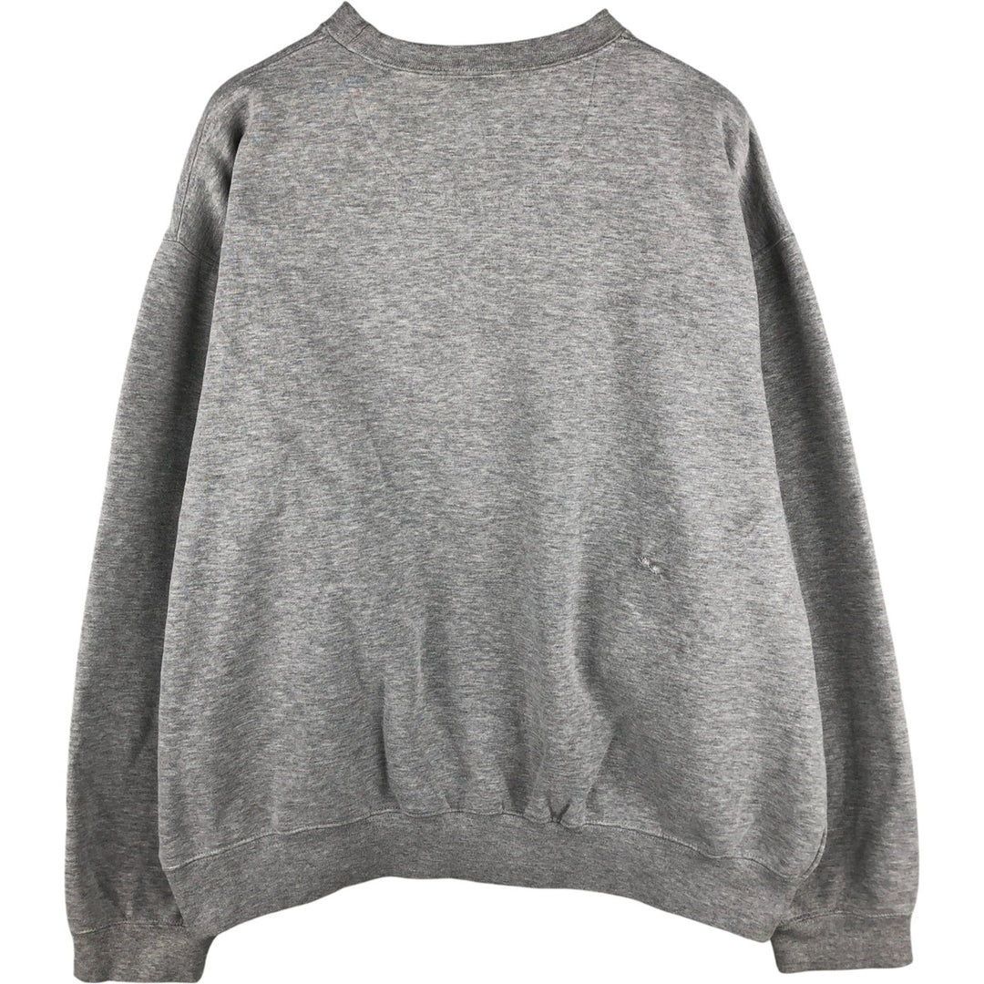Nike Team College Sweatshirt, Men's Size XL cotton gray type Vintage Second Hand