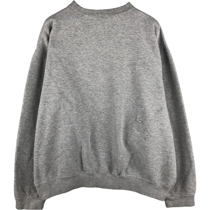 Nike Team College Sweatshirt, Men's Size XL cotton gray type Vintage Second Hand