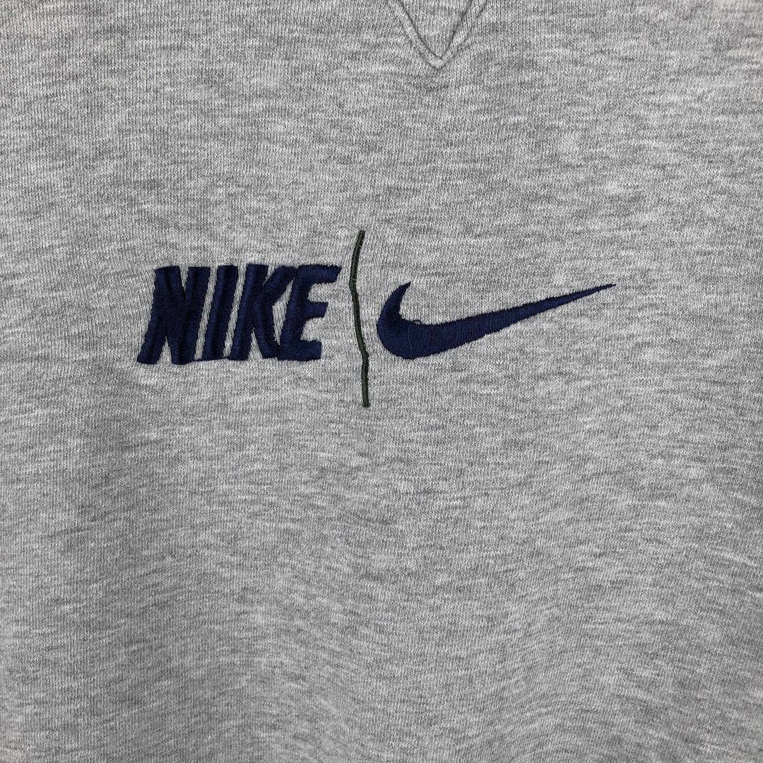 Nike Team College Sweatshirt, Men's Size XL cotton gray type Vintage Second Hand