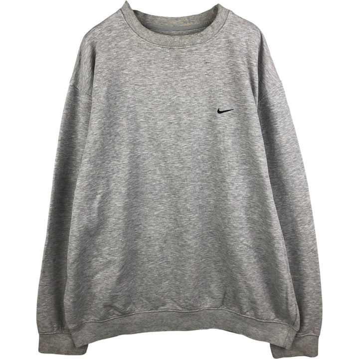 00'S Nike One Point Logo Sweatshirt Trainer Men's XL cotton gray type Vintage Second Hand