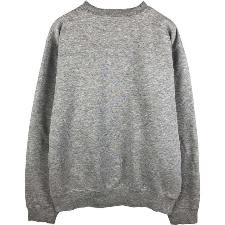 Nike Team College Sweatshirt, Men's Size Medium cotton gray type Vintage Second Hand
