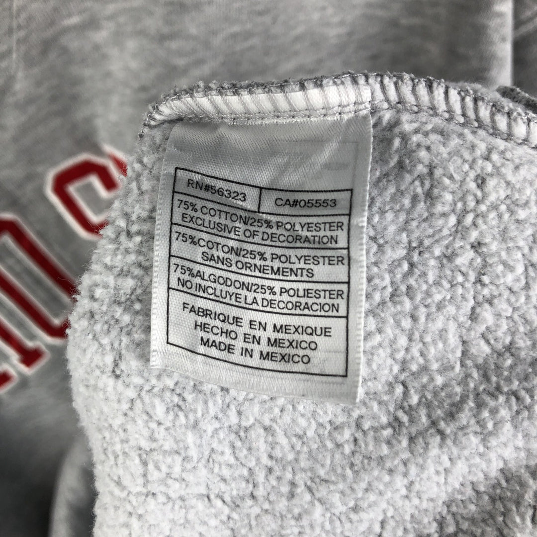 Nike Team College Sweatshirt, Men's Size Medium cotton gray type Vintage Second Hand
