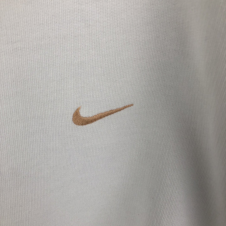 00'S Nike One Point Logo Sweatshirt Trainer Men's XXL cotton white type Vintage Second Hand