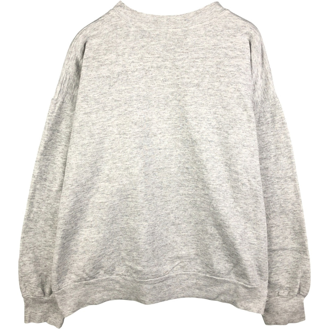 90'S Printed Sweatshirt, Made in USA, Men's Size XL cotton white type Vintage Second Hand