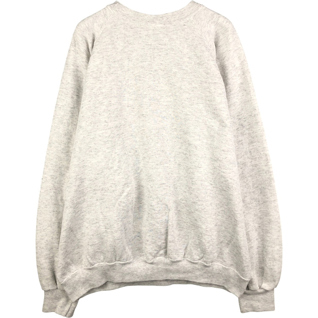 SANTEE SWEATS Printed Sweatshirt, Made in USA, Men's XL cotton white type Vintage Second Hand
