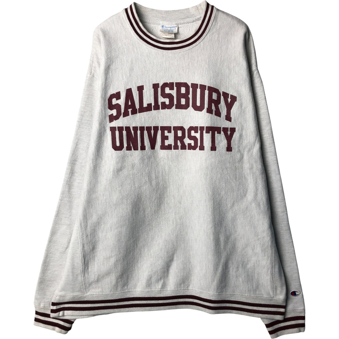 Champion REVERSE WEAVE Reverse Weave College Sweatshirt Trainer Men's XL cotton gray type Vintage Second Hand