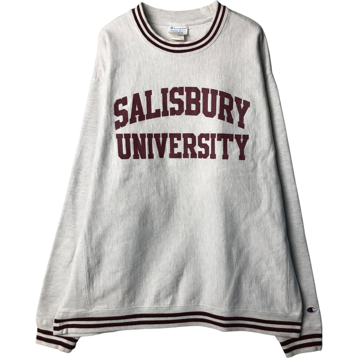 Champion REVERSE WEAVE Reverse Weave College Sweatshirt Trainer Men's XL cotton gray type Vintage Second Hand