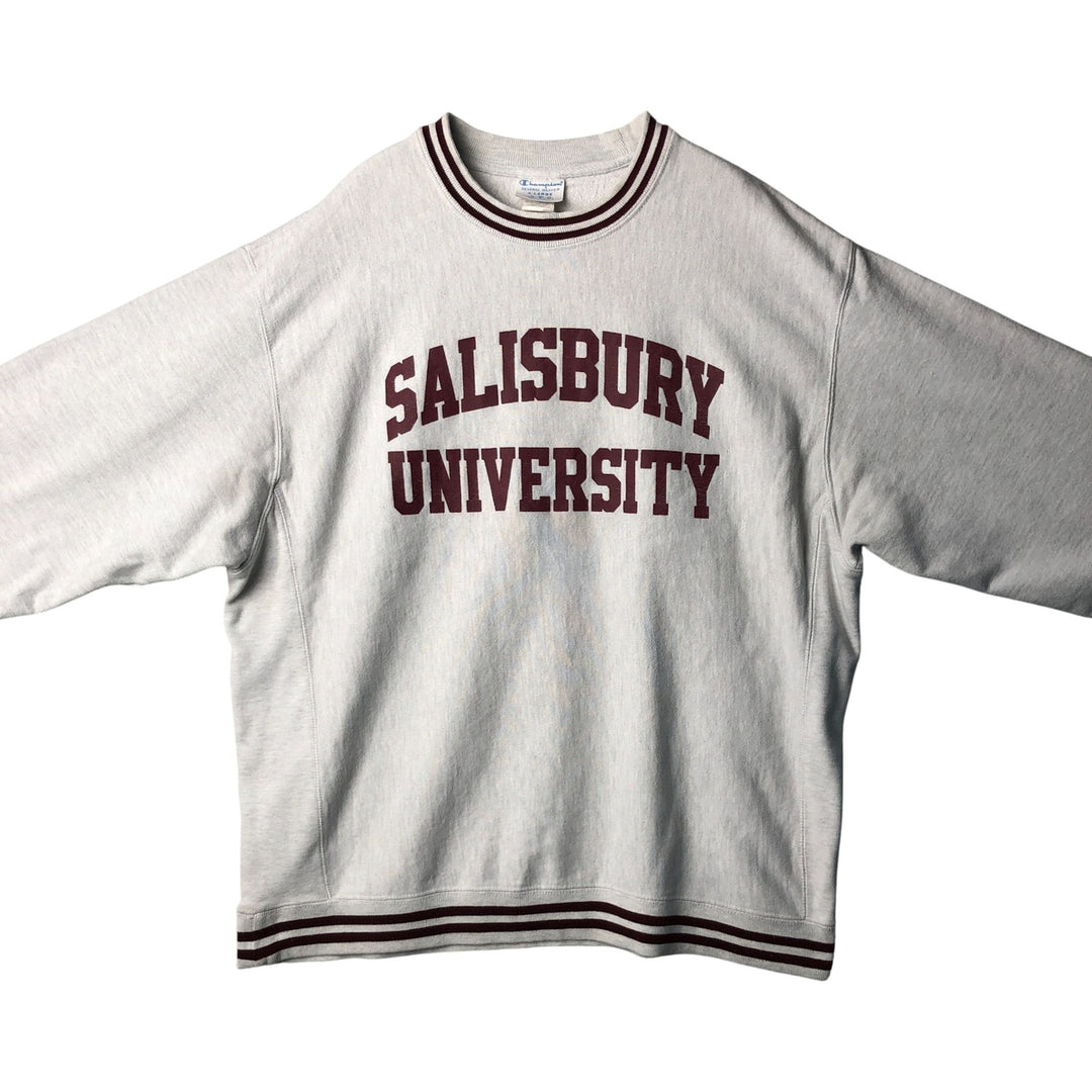 Champion REVERSE WEAVE Reverse Weave College Sweatshirt Trainer Men's XL cotton gray type Vintage Second Hand