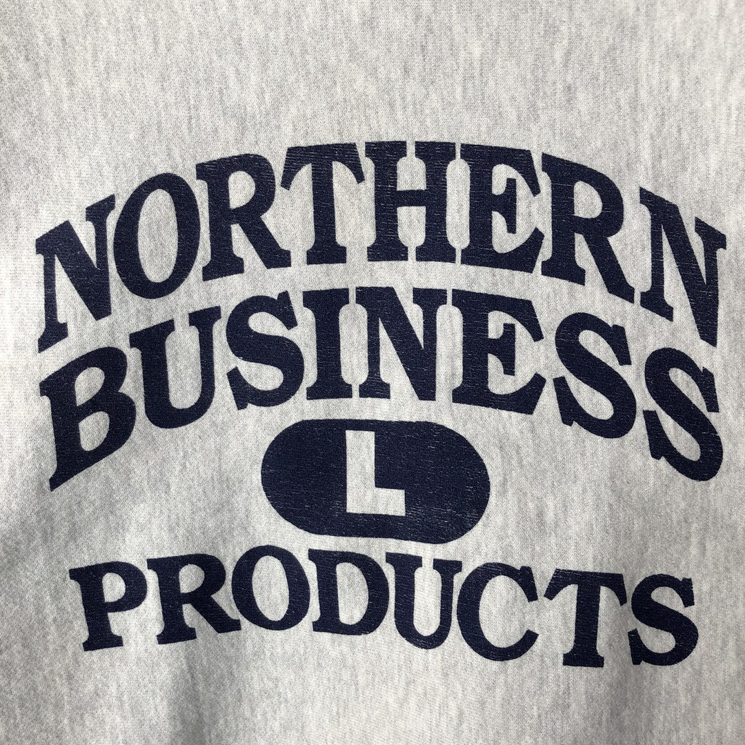 Champion Premium Reverse Weave Northern Business Products Advertising Sweatshirt cotton gray type Vintage Second Hand