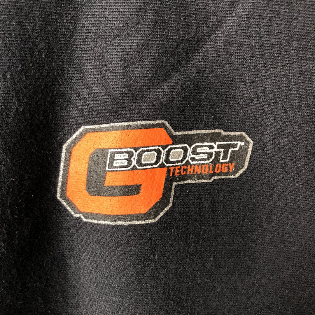 2000'S Champion Premium Reverse Weave G-Boost Technology Advertising Sweatshirt cotton black type Vintage Second Hand
