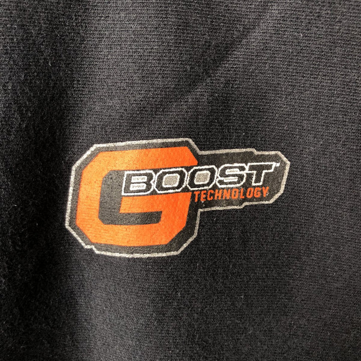 2000'S Champion Premium Reverse Weave G-Boost Technology Advertising Sweatshirt cotton black type Vintage Second Hand