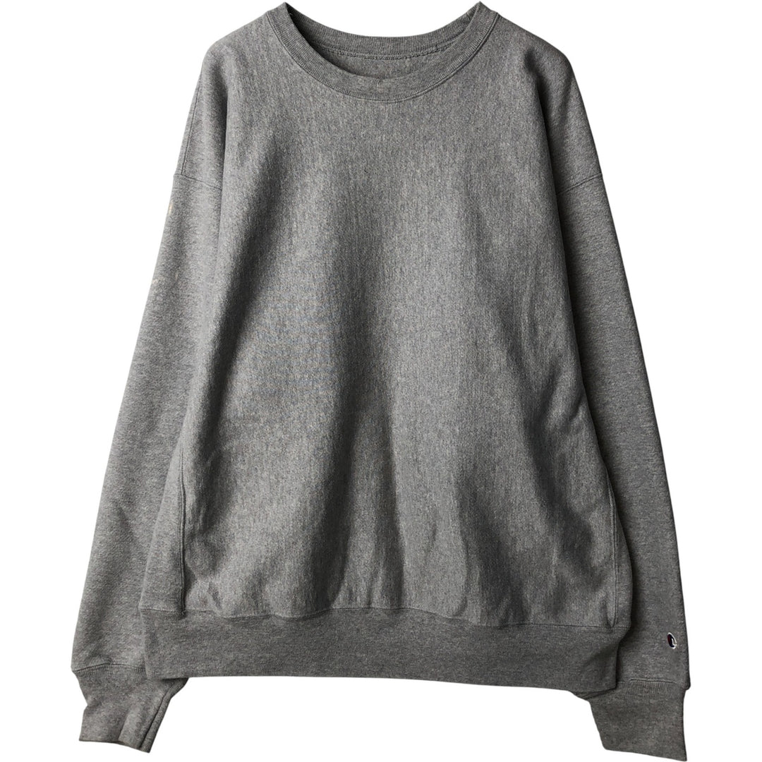 2000'S Champion Premium Reverse Weave Blank Sweatshirt, Men's XXL unclear gray type Vintage Second Hand