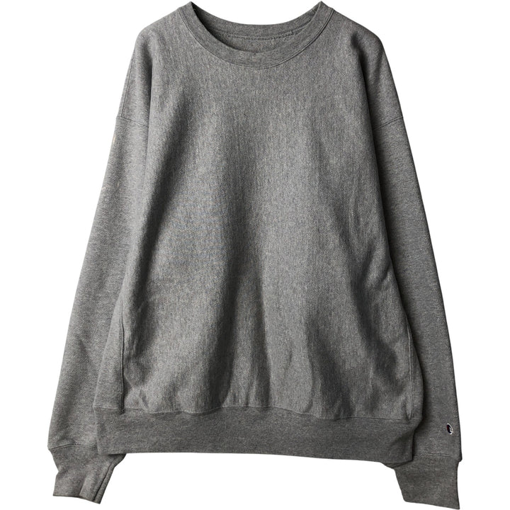 2000'S Champion Premium Reverse Weave Blank Sweatshirt, Men's XXL unclear gray type Vintage Second Hand