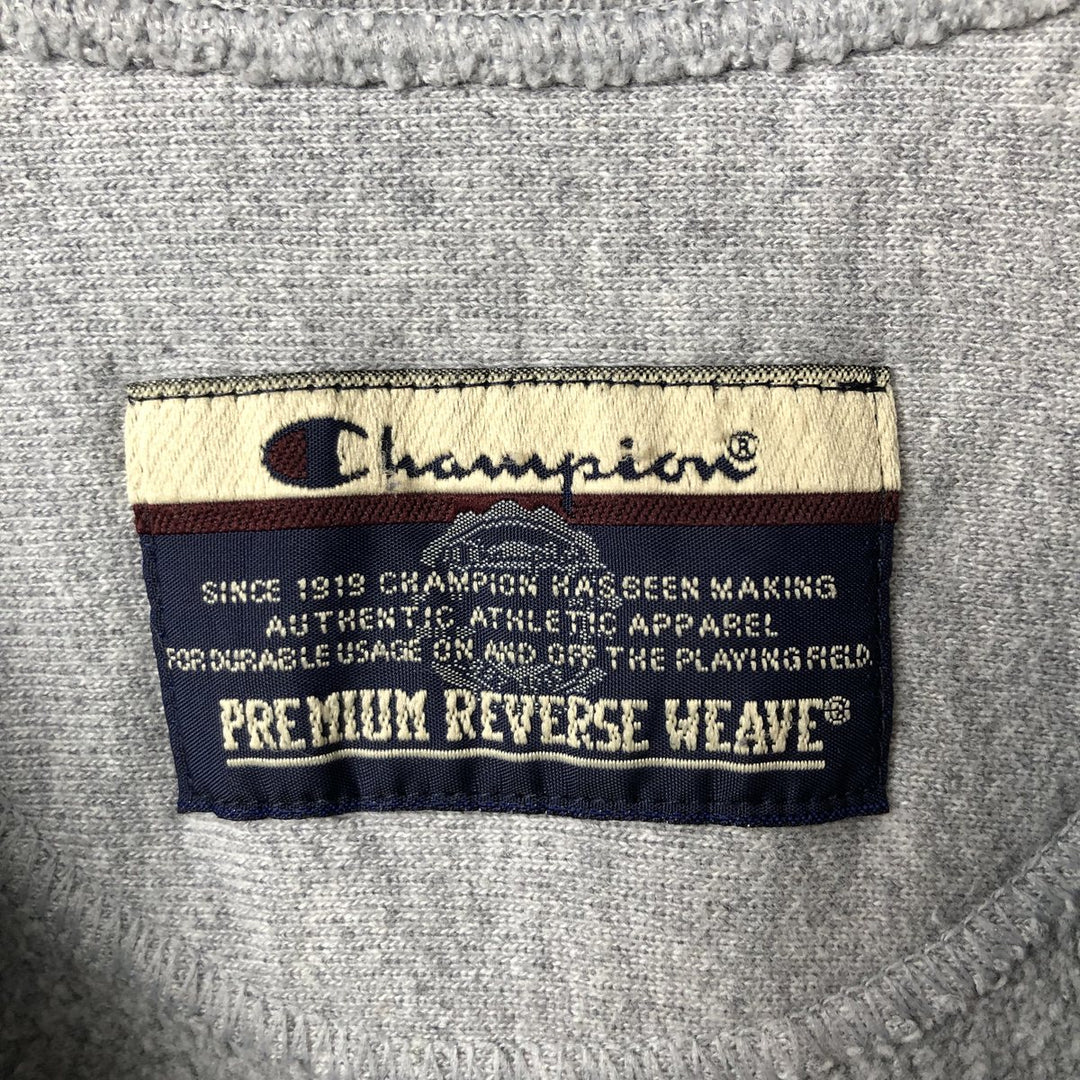 2000'S Champion Premium Reverse Weave Blank Sweatshirt, Men's XXL unclear gray type Vintage Second Hand
