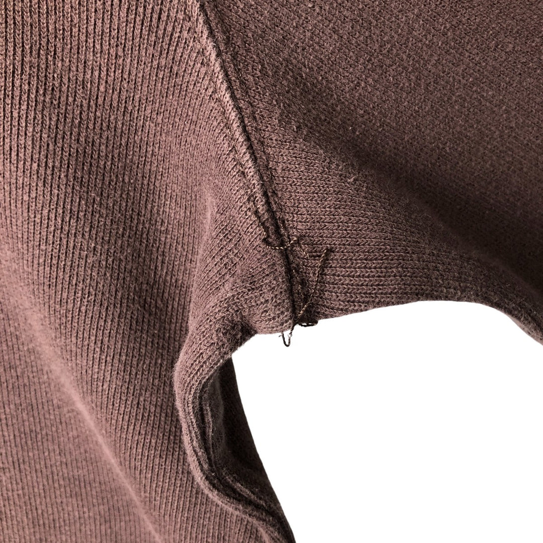 Ralph Lauren POLO by Ralph Lauren Half-Zip Sweatshirt, Men's M cotton brown type Vintage Second Hand
