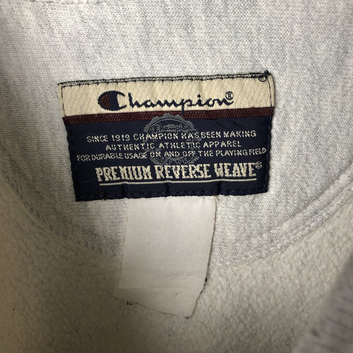 2000'S Champion Premium Reverse Weave College Sweatshirt, Men's XL unclear white type Vintage Second Hand