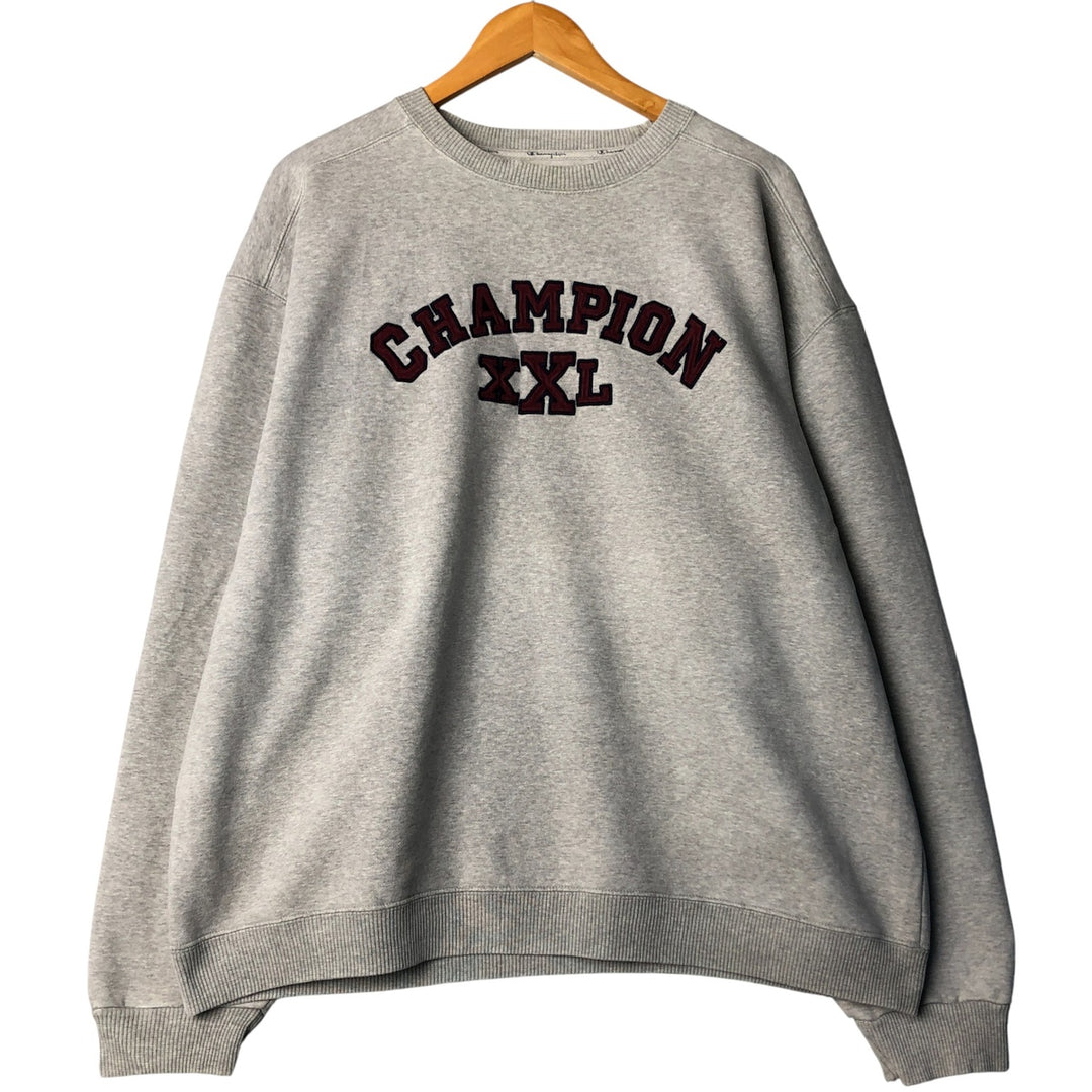 2000'S Champion College Sweatshirt, Men's XL cotton gray type Vintage Second Hand