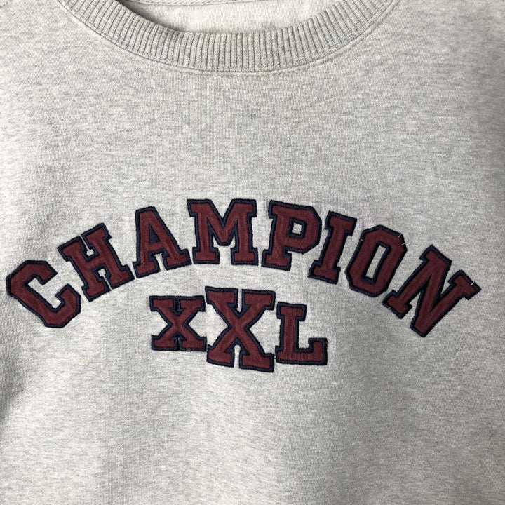 2000'S Champion College Sweatshirt, Men's XL cotton gray type Vintage Second Hand