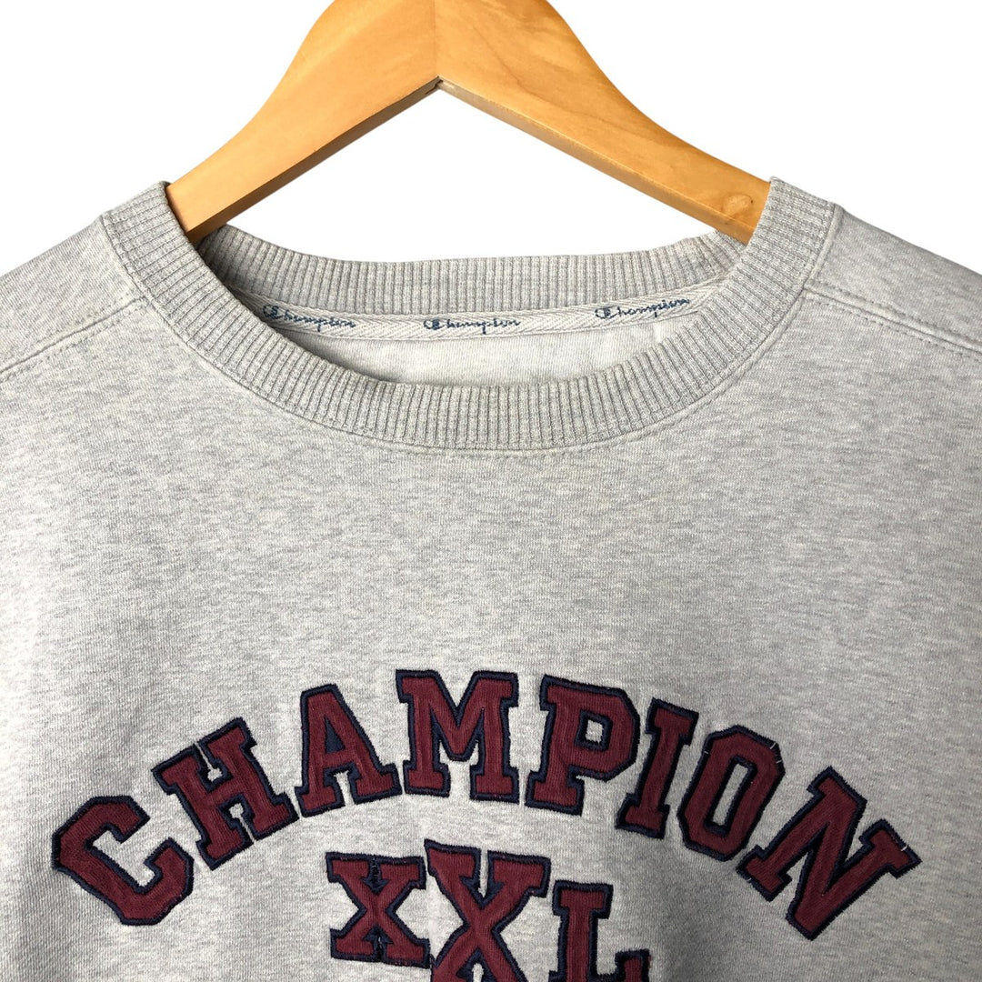 2000'S Champion College Sweatshirt, Men's XL cotton gray type Vintage Second Hand