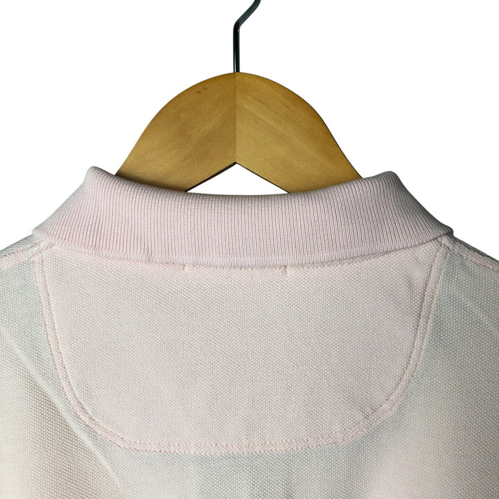 Burberry's BURBERRY LONDON long-sleeved polo shirt, made in the UK, men's size L cotton pink type Vintage Second Hand