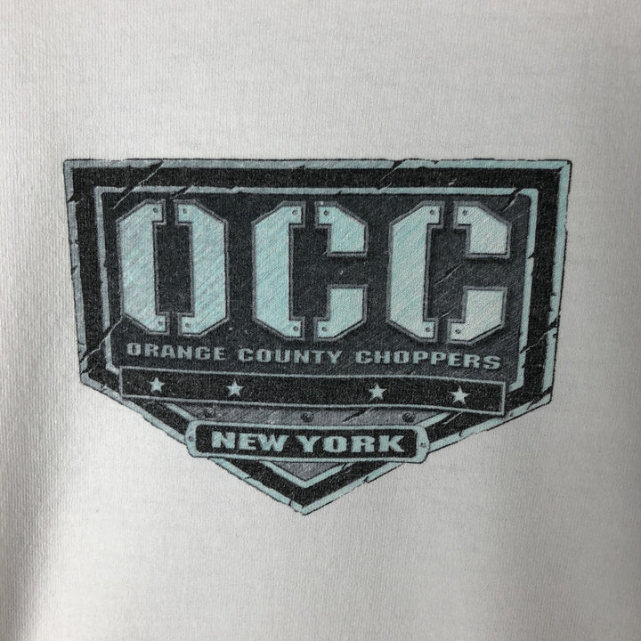 2000'S Alstyle Orange County Choppers Long Sleeve T-Shirt, Men's Size L cotton white type Vintage Second Hand