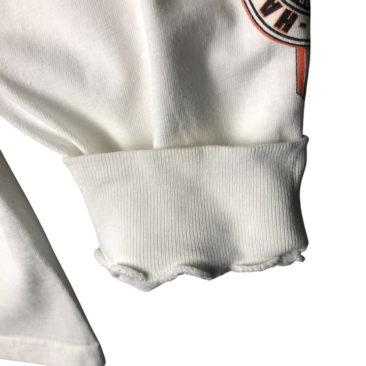00'S Harley-Davidson Long Sleeve T-Shirt Made in USA Men's XL cotton white type Vintage Second Hand