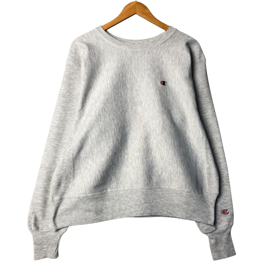 Champion REVERSE WEAVE Reverse Weave One-Point Logo Sweatshirt, Men's Size Medium, Vintage cotton gray type Vintage Second Hand