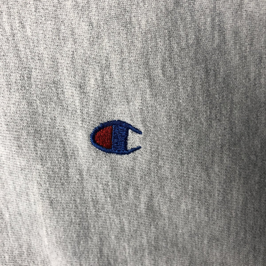 90'S Champion Reverse Weave Embroidered Tag One Point Logo Sweatshirt Trainer Made in USA Men's XL cotton gray type Vintage Second Hand