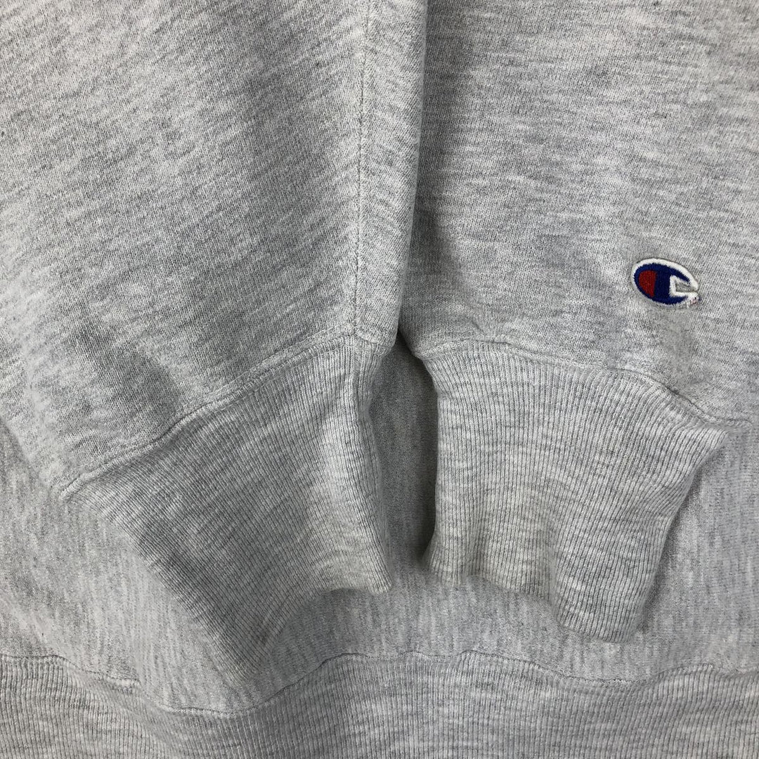 90'S Champion Reverse Weave Harvard College Sweatshirt with Embroidered Tag, Made in USA, Men's XXL cotton gray type Vintage Second Hand