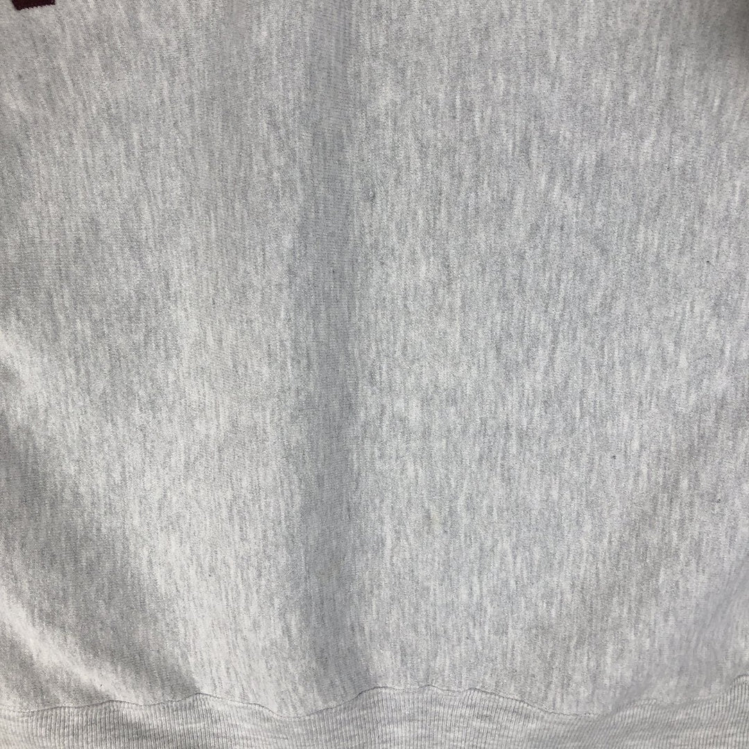 90'S Champion Reverse Weave Harvard College Sweatshirt with Embroidered Tag, Made in USA, Men's XXL cotton gray type Vintage Second Hand