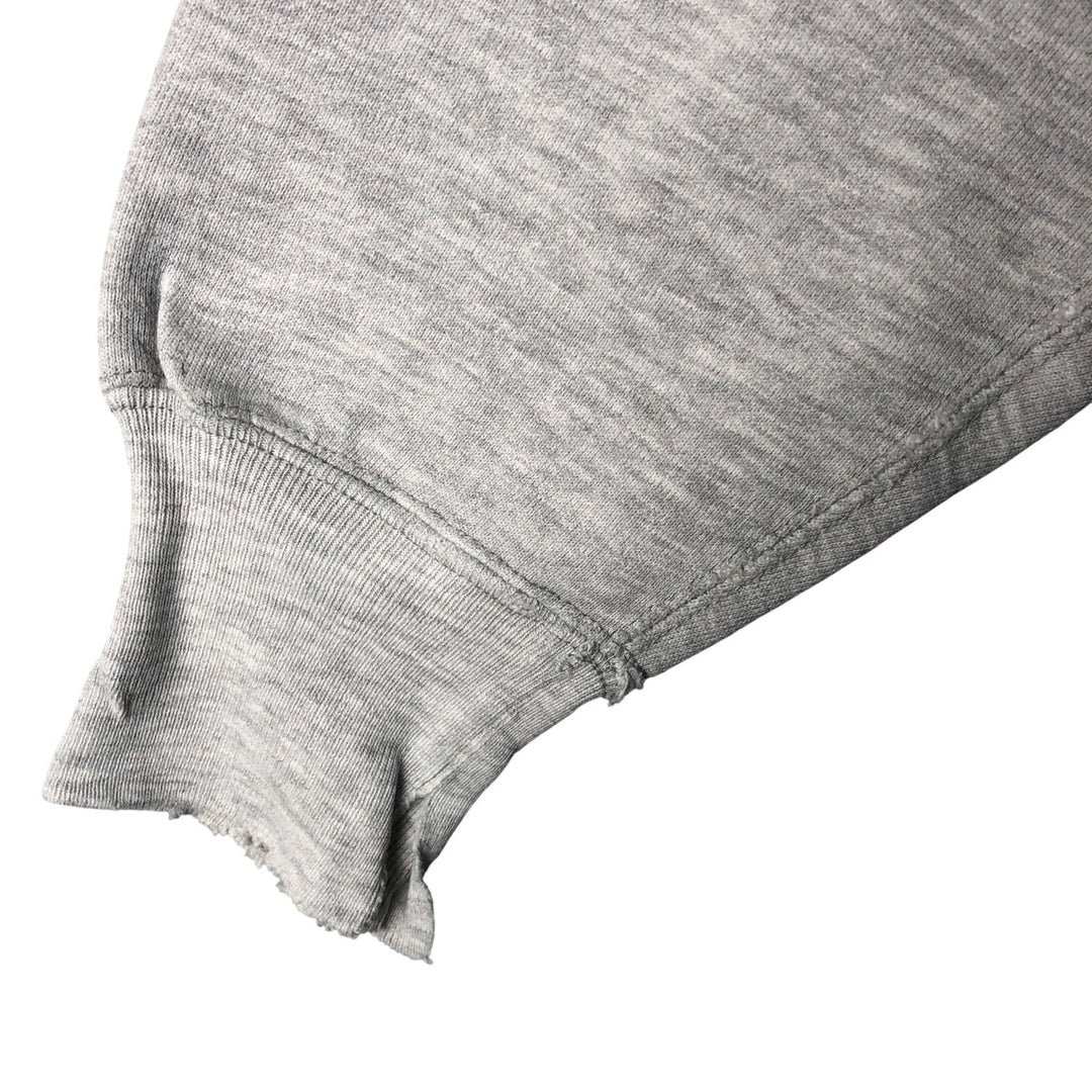 90'S Champion Reverse Weave College Sweatshirt with Embroidered Tag and Triple Print, Made in USA, Men's Size XL cotton gray type Vintage Second Hand