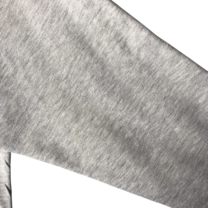 90'S Champion Reverse Weave College Sweatshirt with Embroidered Tag and Triple Print, Made in USA, Men's Size XL cotton gray type Vintage Second Hand