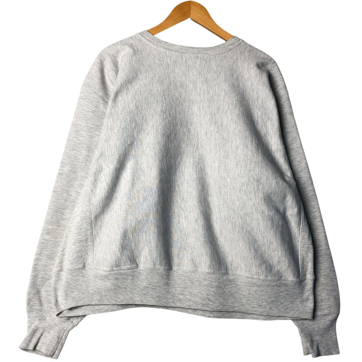 Vintage 90'S Champion Reverse Weave Print Sweatshirt, Men's XL unclear gray type Vintage Second Hand