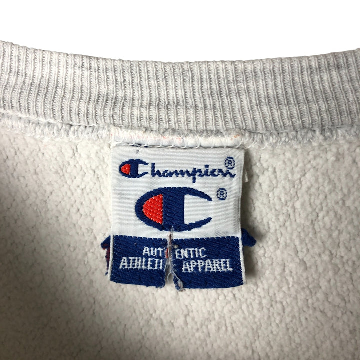 Vintage 90'S Champion Reverse Weave Print Sweatshirt, Men's XL unclear gray type Vintage Second Hand